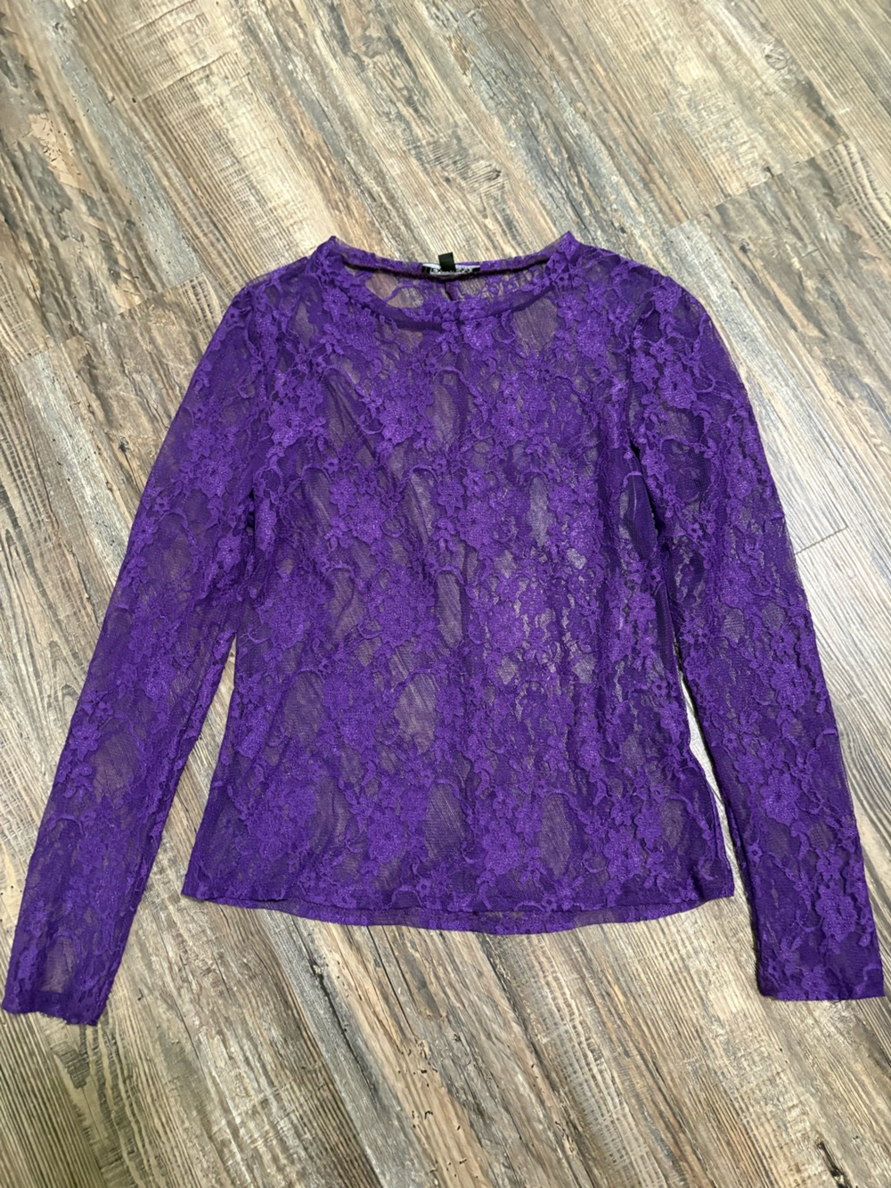 Express Women’s Lace Long Sleeve Top $20.00